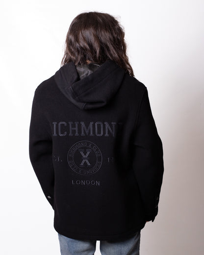 Cappotto Richmond X in misto lana con cappuccio uomo