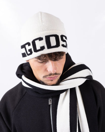 Cappello GCDS in lana con logo frontale