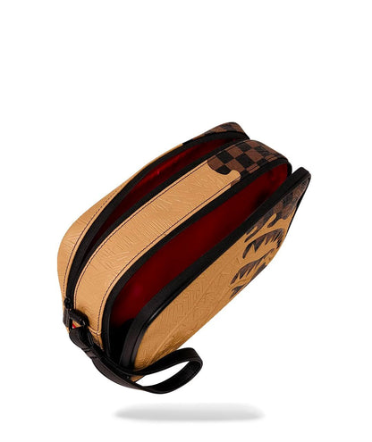 Pochette e beauty Sprayground marrone HENNY MELT TOILETRY BRICK