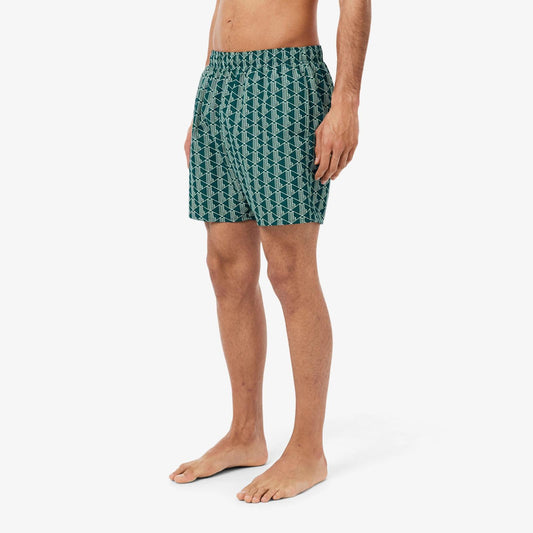 Boxer mare Lacoste monogram all-over uomo
