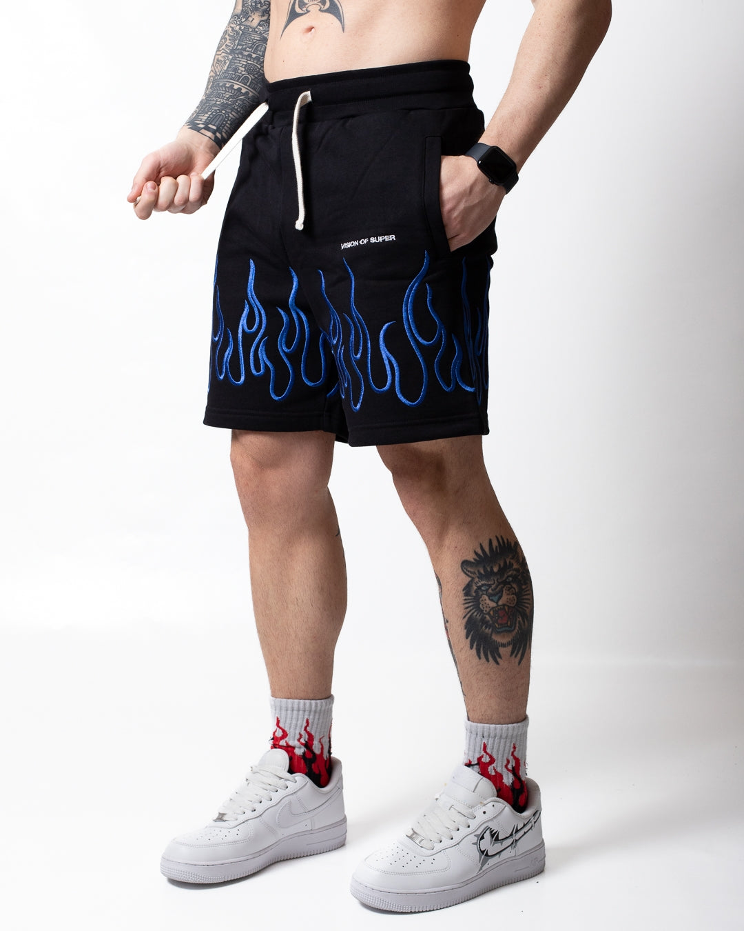Bermuda Vision of Super "Blue Flames" uomo