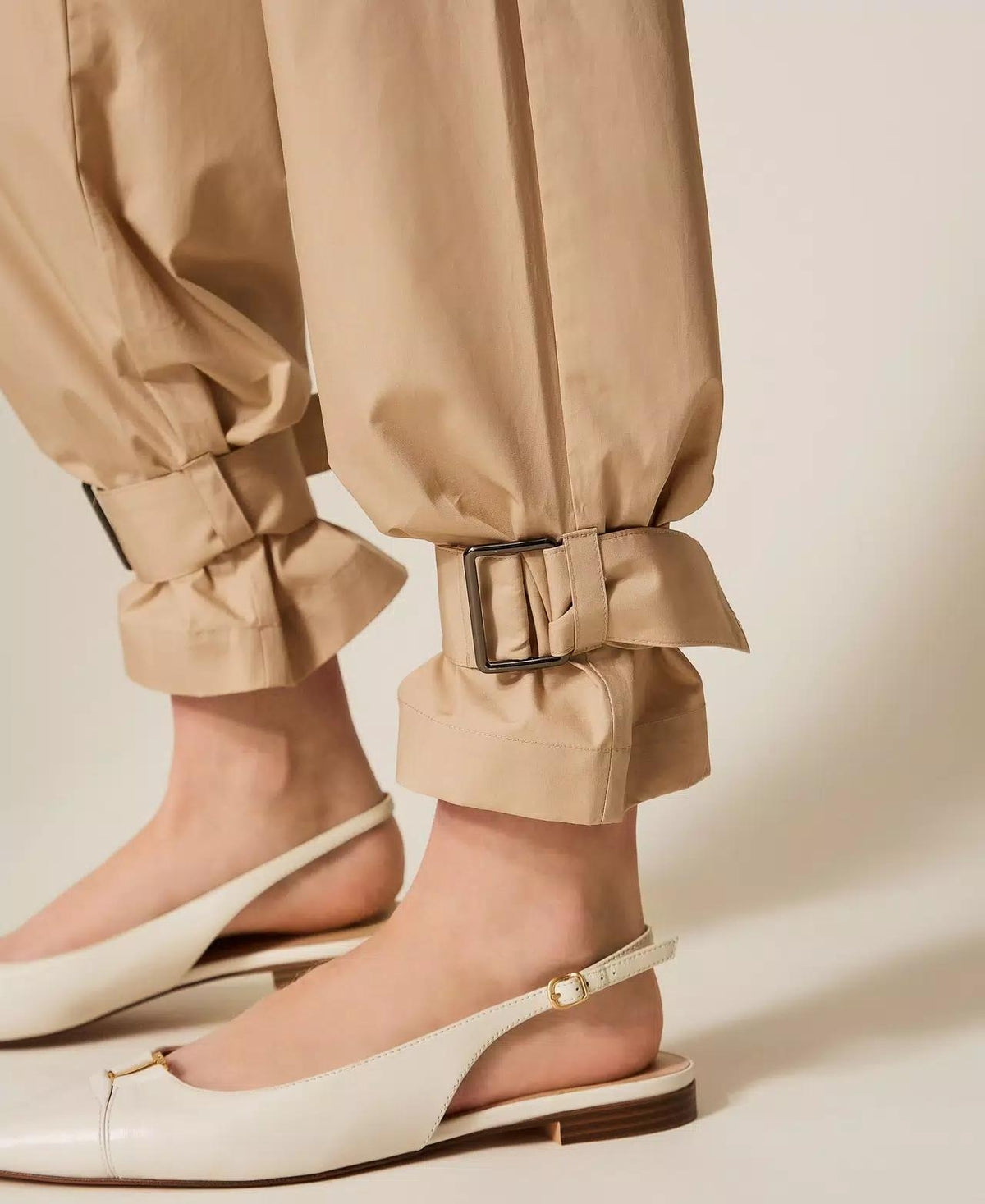 Pantalone Twinset Actitude in popeline donna