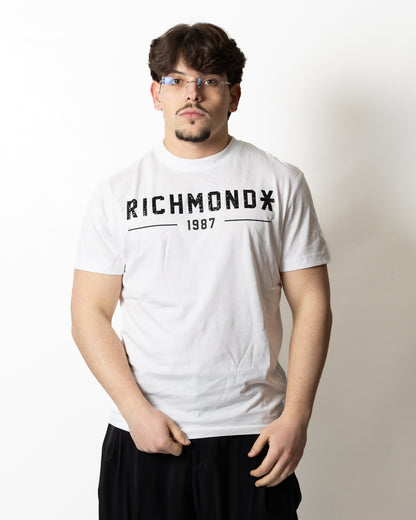 T-Shirt Richmond X con logo strass uomo
