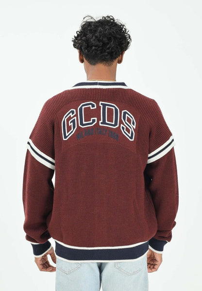 Cardigan GCDS "Logo Lounge College"