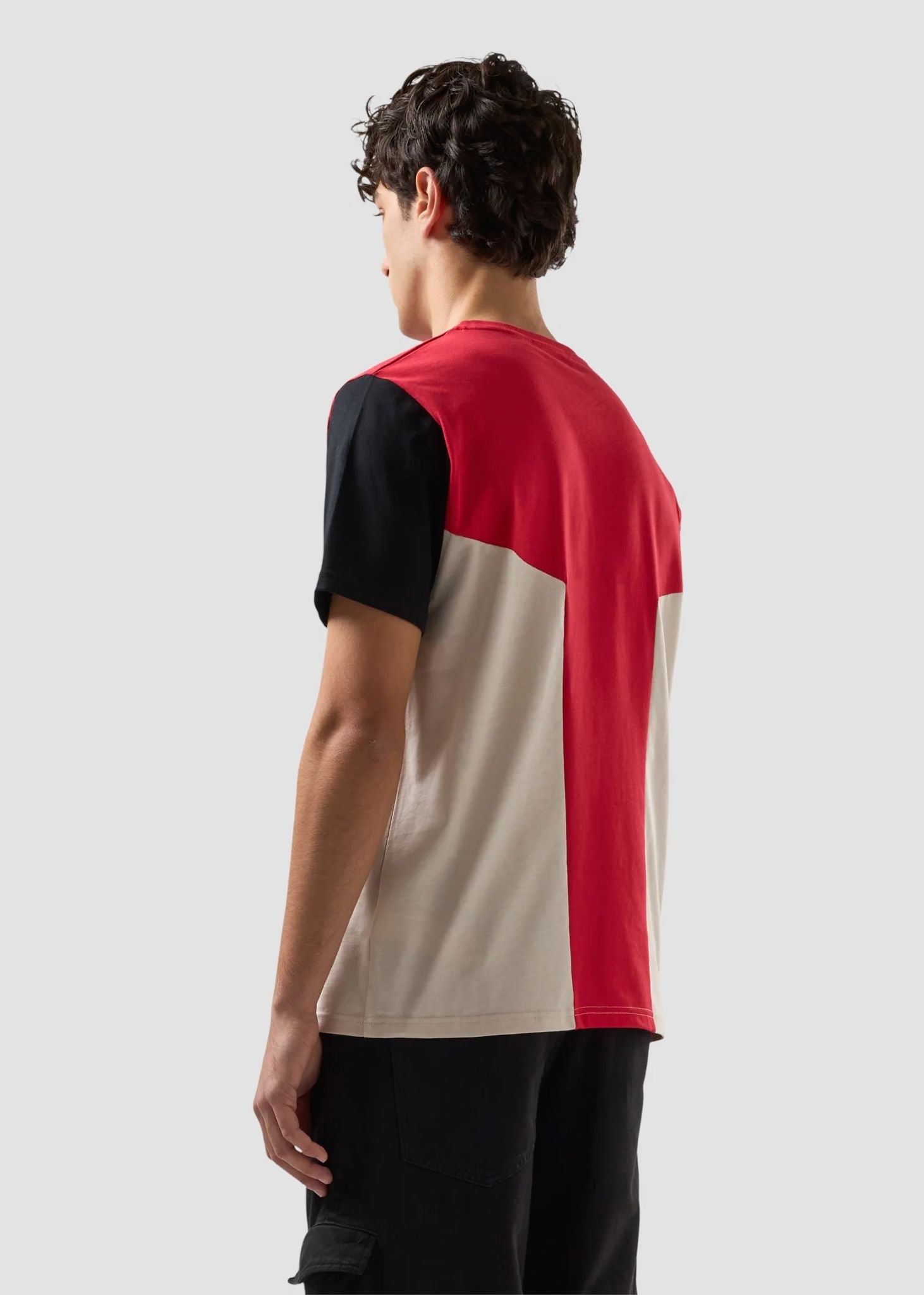 T-Shirt GCDS Essentials "Color Block" uomo