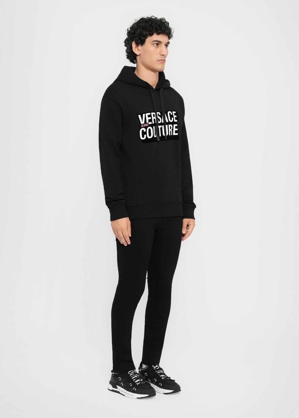 Felpa Versace Jeans Couture "Fleece Logo Square" uomo