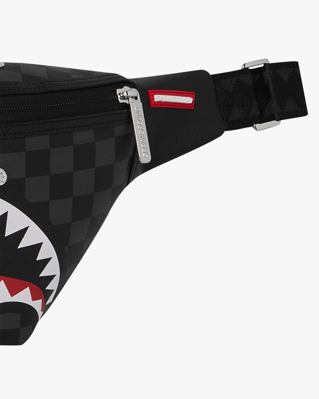 Marsupio Sprayground nero SILVER SIDE DRIP BLACK CHECK SAVVY CROSSBODY