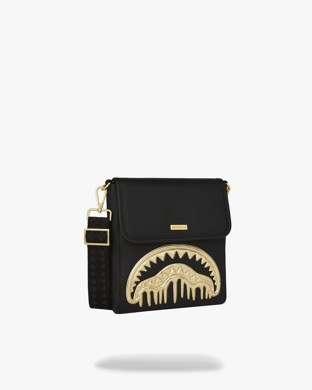 Tracolla Sprayground nero "GOLD AND DANGEROUS MESSENGER BAG"