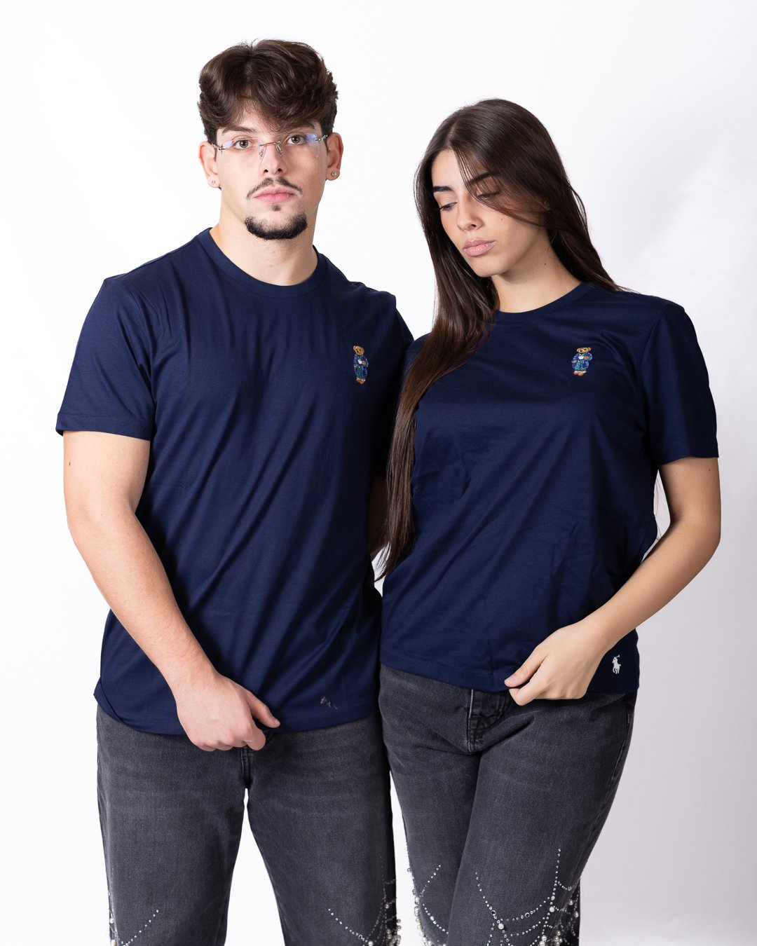 T-shirt Polo Ralph Lauren con iconico "Polo Bear" ricamato