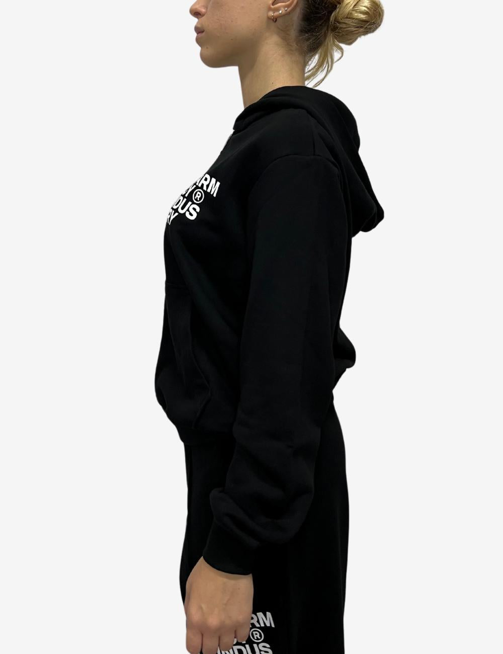 Felpa Pharmacy Industry fullzip con cappuccio e logo donna