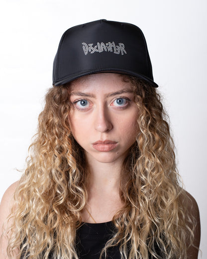 Cappello Disclaimer con visiera e strass