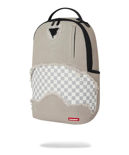 Zaino Sprayground bianco CREAM DENIM TEAR SHARK BACKPACK
