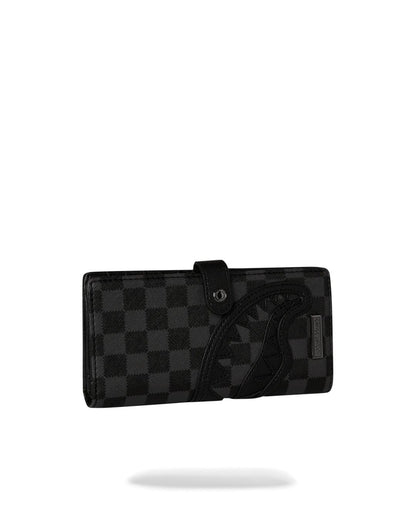 Portafoglio Sprayground nero Midnight chetau single-fold wallet