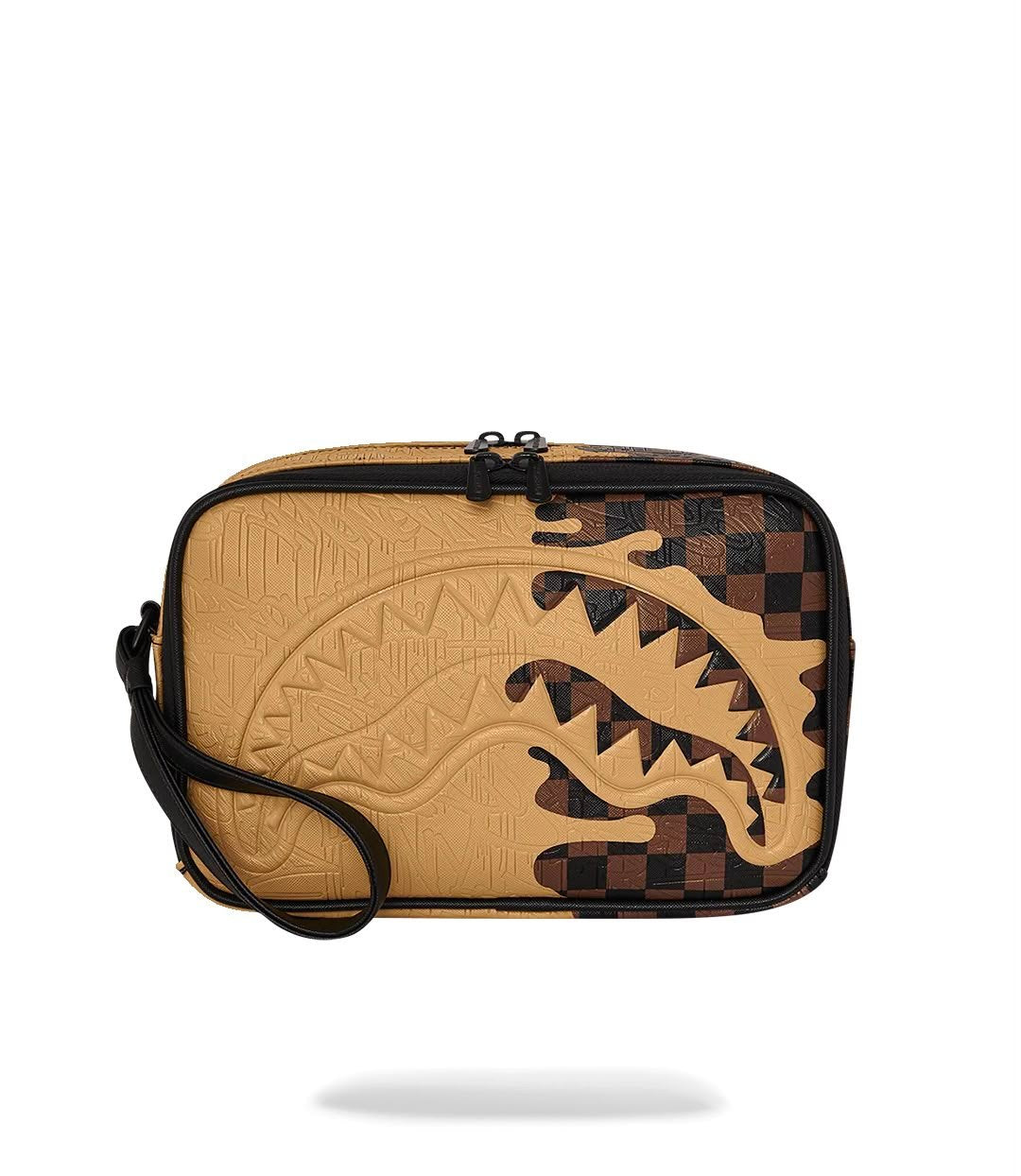 Pochette e beauty Sprayground marrone HENNY MELT TOILETRY BRICK