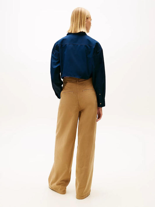 Camicia Tommy Jeans cropped utility donna