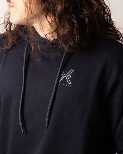 Felpa Richmond X classic con cappuccio e ricamo uomo