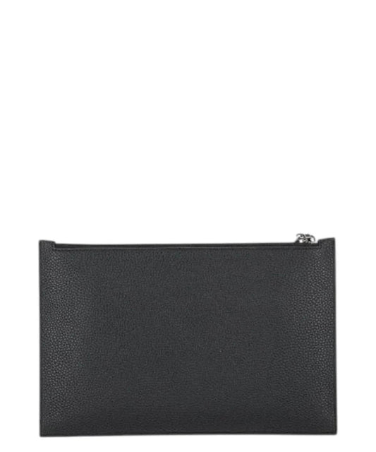 Pochette GCDS in ecopelle con logo in rilievo