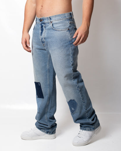 Jeans Moschino straight con patch