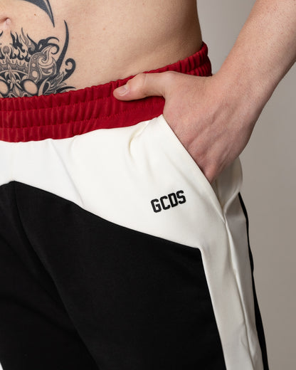 Short GCDS Essentials color block in nylon uomo
