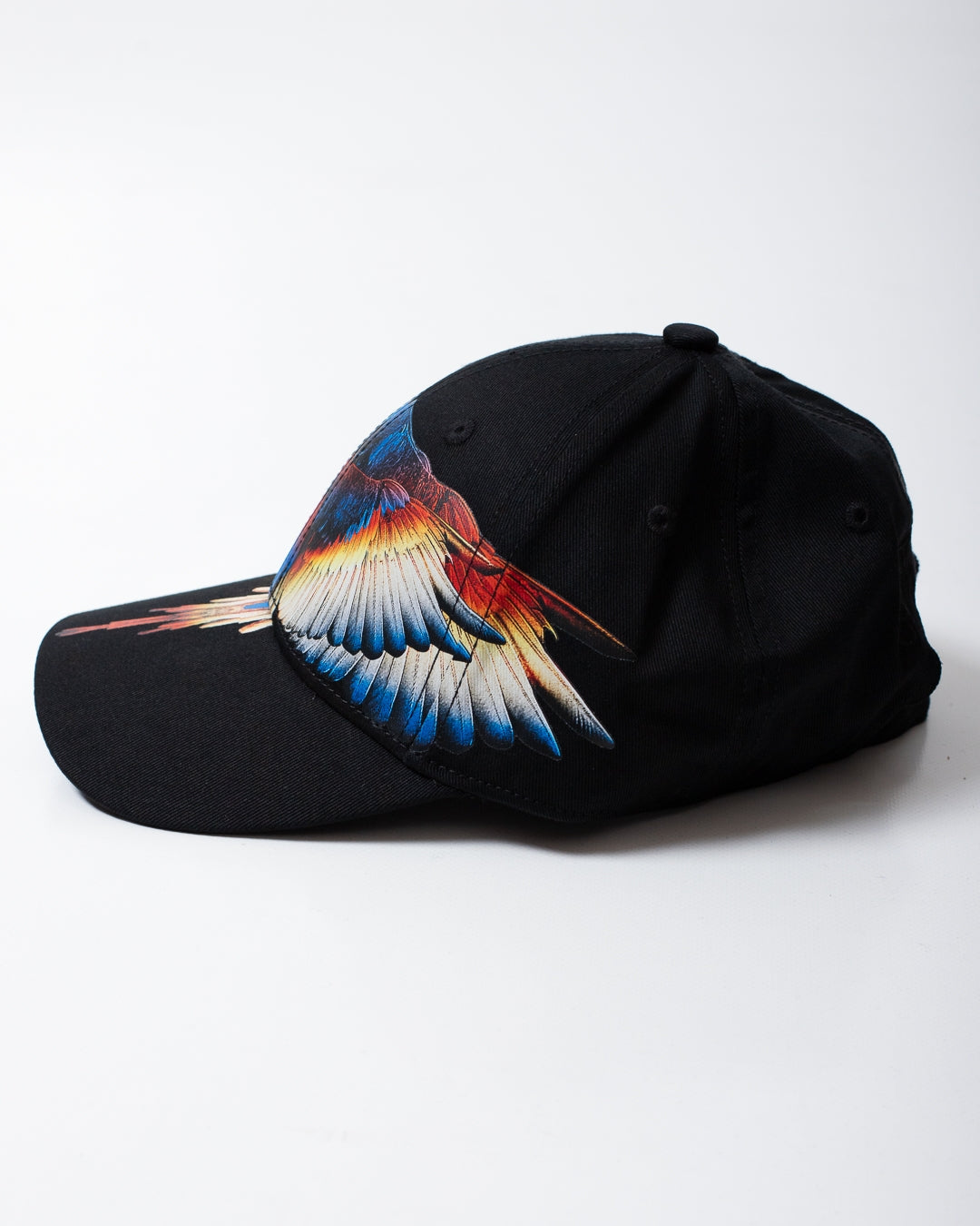 Cappello Marcelo Burlon con visiera "Wings Colorfull Yellow"