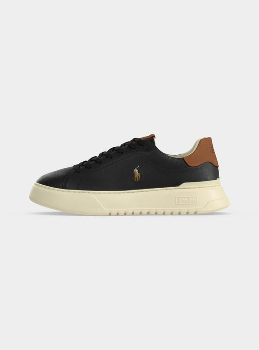 Sneakers Polo Ralph Lauren "Rlite Court Black" uomo