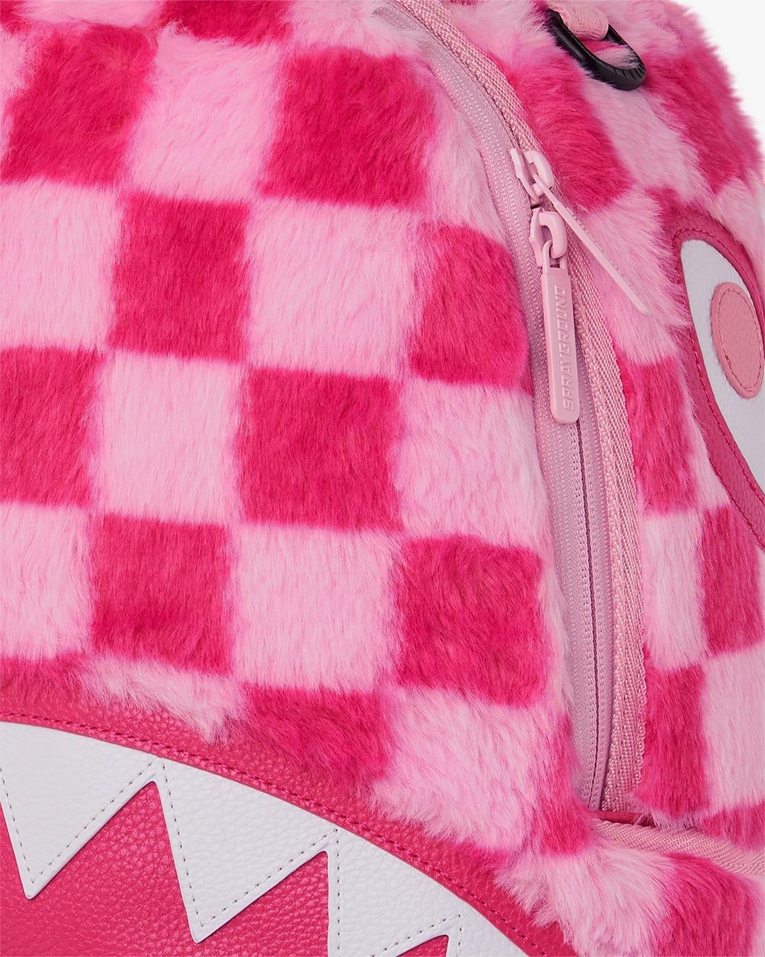Zaino Sprayground fucsia "PINK FUR CHECK BACKPACK"
