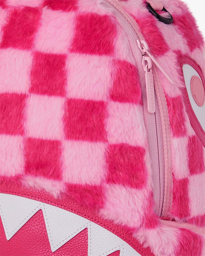 Zaino Sprayground fucsia "PINK FUR CHECK BACKPACK"