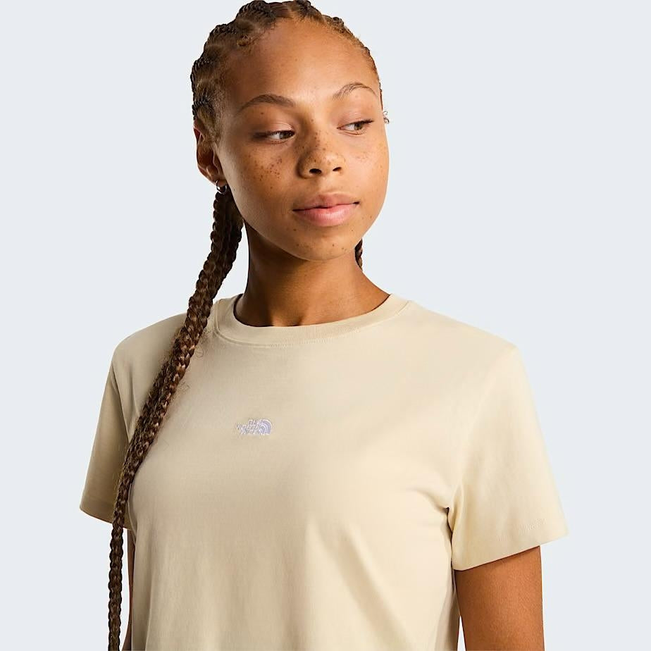 T-Shirt The North Face con logo minimal ricamato donna