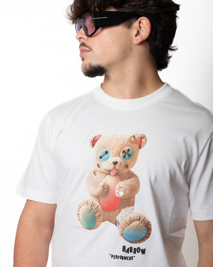 T-Shirt Barrow "Performers" con stampa Teddy