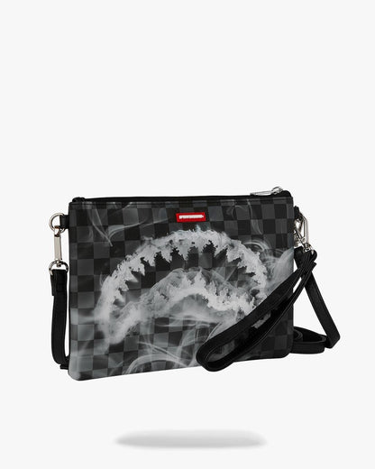 Pochette Sprayground nero "SIP N’ SMOKE CROSSOVER CLUTCH"