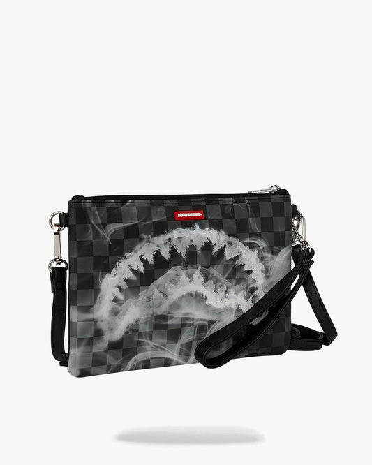 Pochette Sprayground nero "SIP N’ SMOKE CROSSOVER CLUTCH"