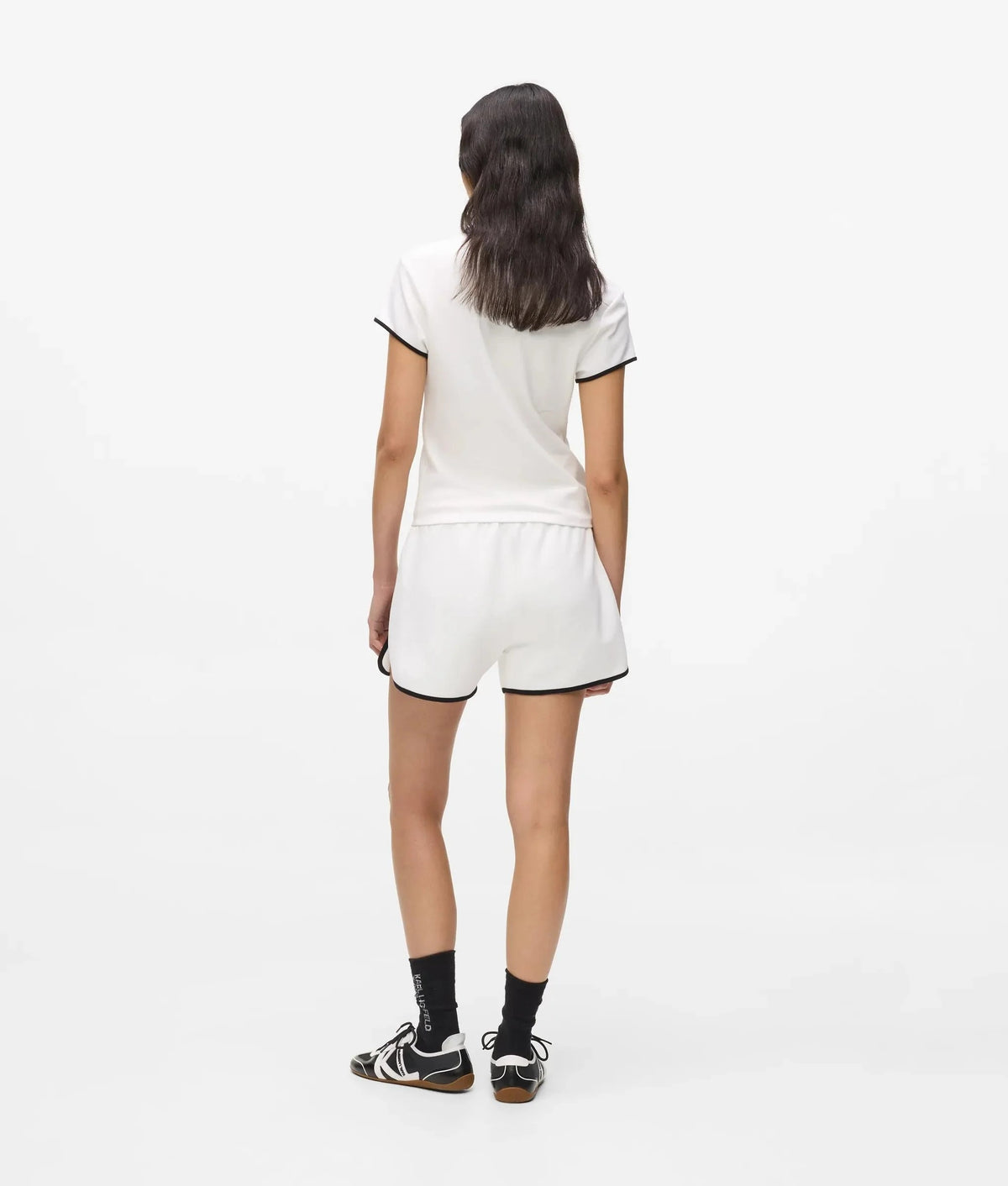 Short Karl Lagerfeld Jeans in felpa "Text Logo" donna