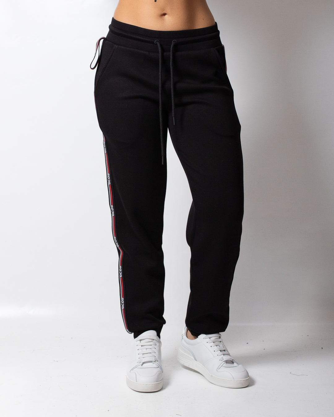 Pantalone GCDS in felpa "Logo Tape" donna