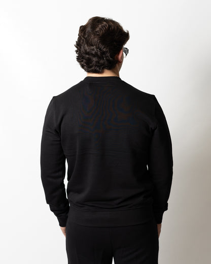 Felpa Richmond X girocollo con logo in rilievo uomo