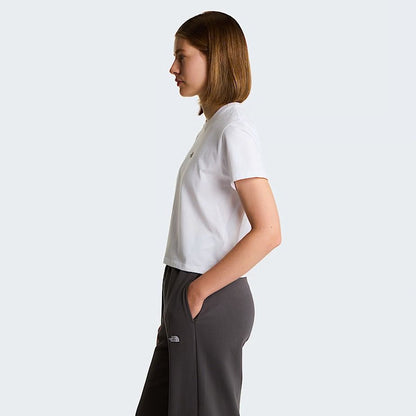 T-Shirt The North Face cropped regular con ricamo donna