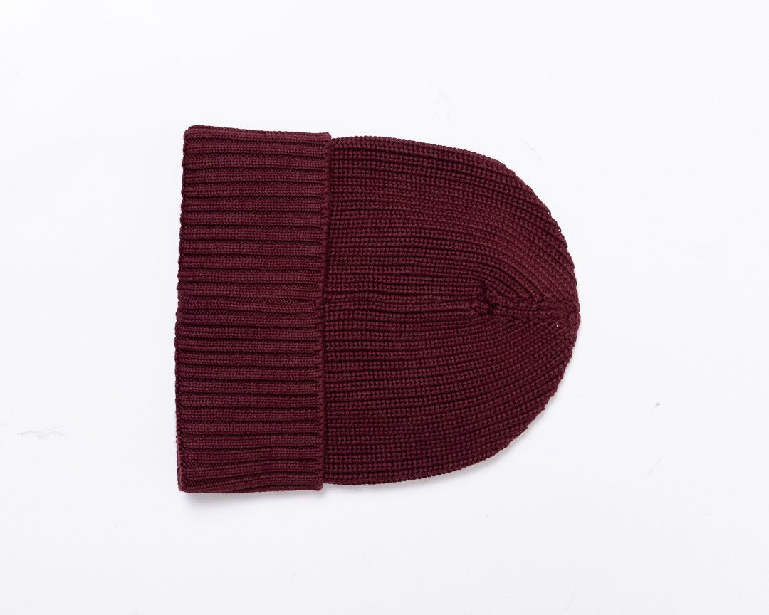 Cappello Disclaimer con risvolto e logo ricamato
