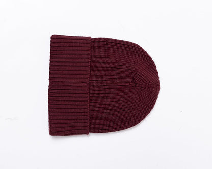 Cappello Disclaimer con risvolto e logo ricamato
