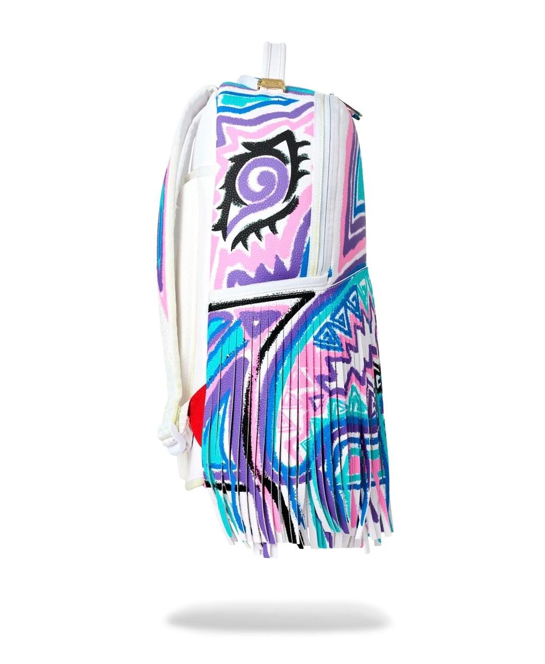 Zaino Sprayground bianco AI FRINGE BACKPACK