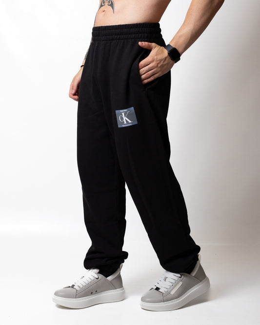 Pantalone Calvin Klein in felpa con stampa logata uomo