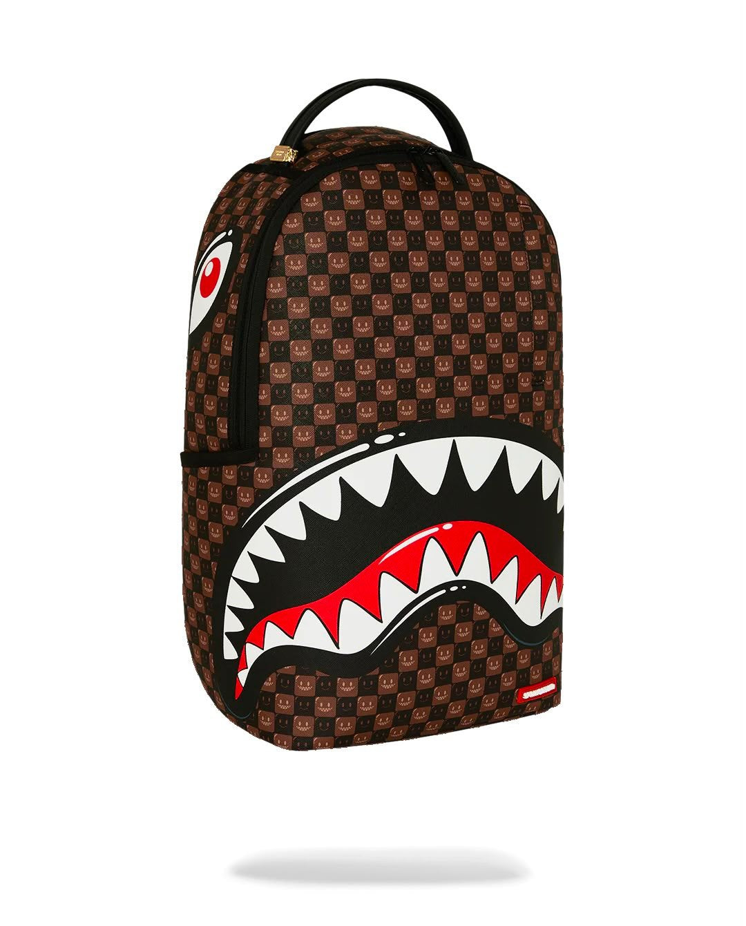 Zaino Sprayground marrone SHARKS IN PARIS WTF BUBBLE BROWN CHECK BACKPACK 