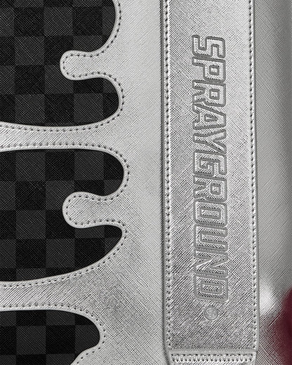 Zaino Sprayground nero SILVER SIDE DRIP BLACK CHECK MONTE CARLO