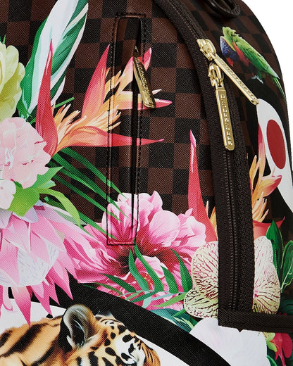 Zaino Sprayground marrone FLOWERING JUNGLE SHARK 2 BACKPACK