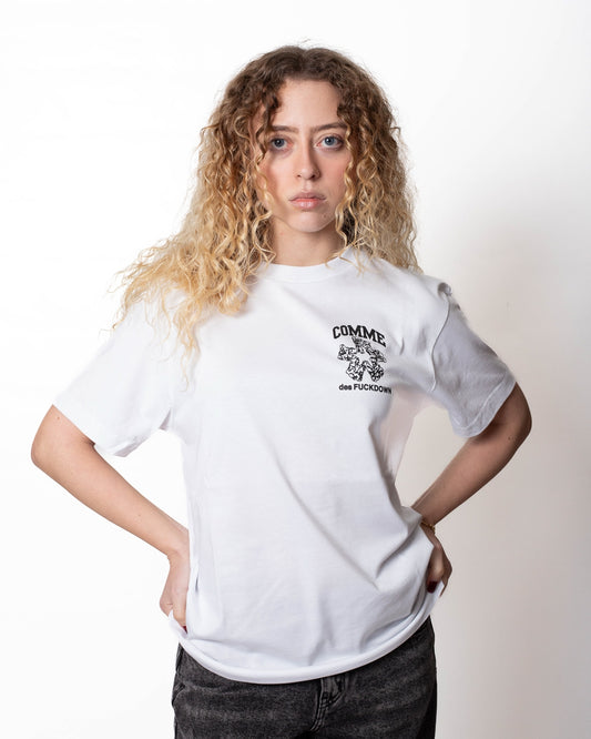 T-Shirt Comme des Fuckdown logata donna