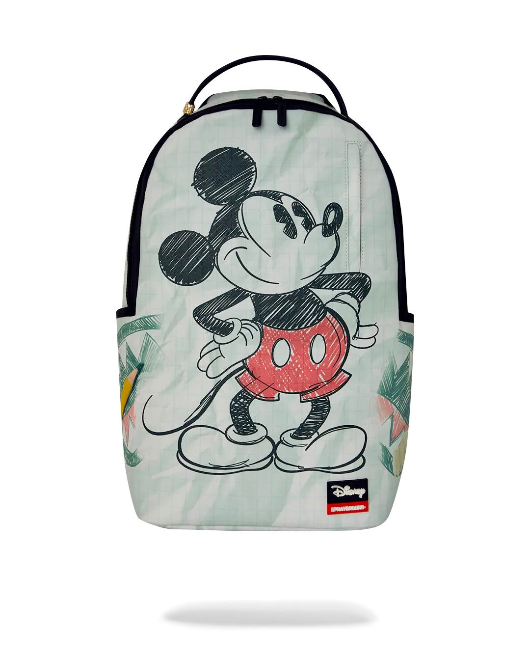 Zaino Sprayground bianco DISNEY OLD SCHOOL MICKEY SKETCH BACKPACK