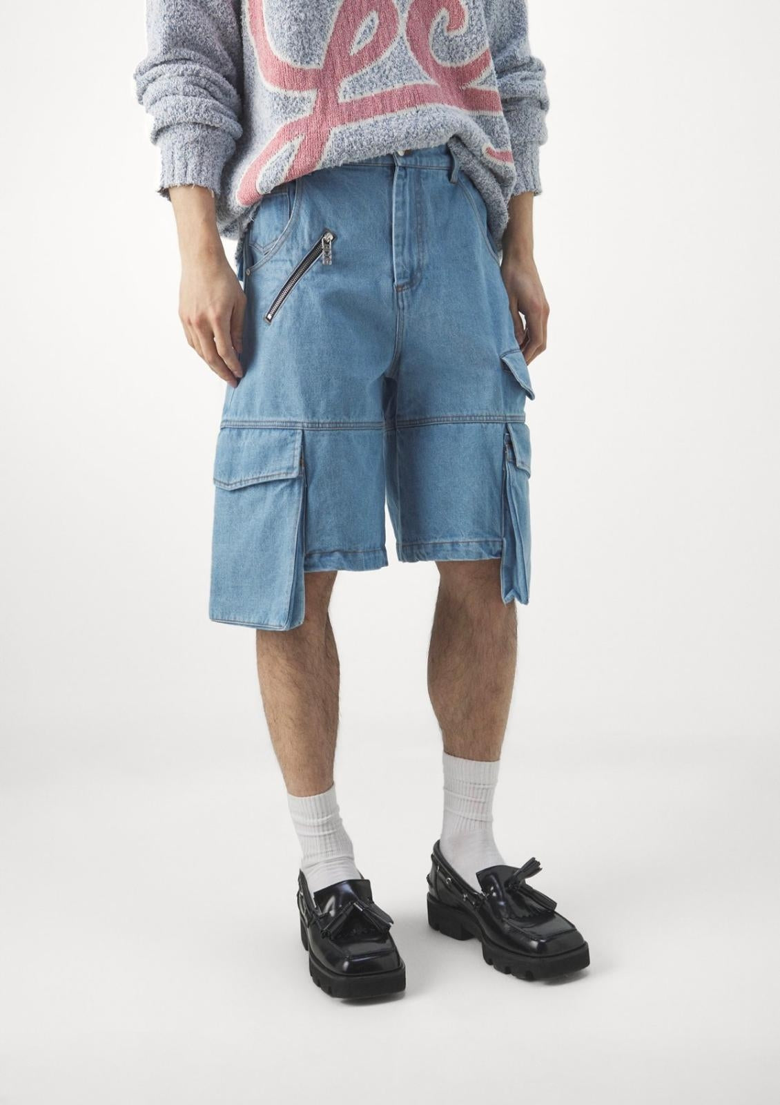 Short GCDS cargo con zip uomo