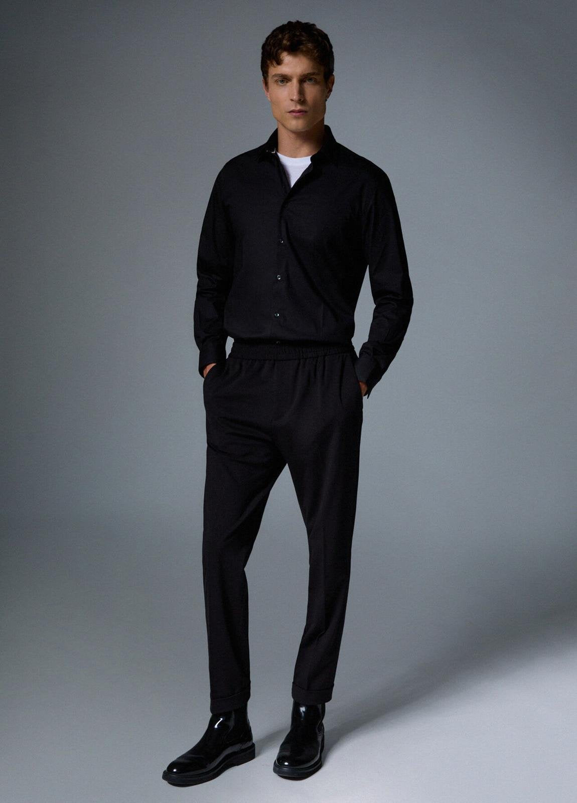 Pantalone Liu Jo "JoggJersey"con logo metallico