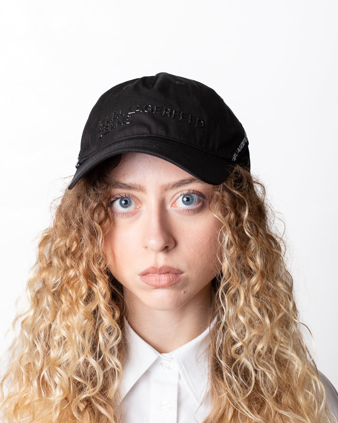 Cappello Karl Lagerfeld Jeans con logo in gomma