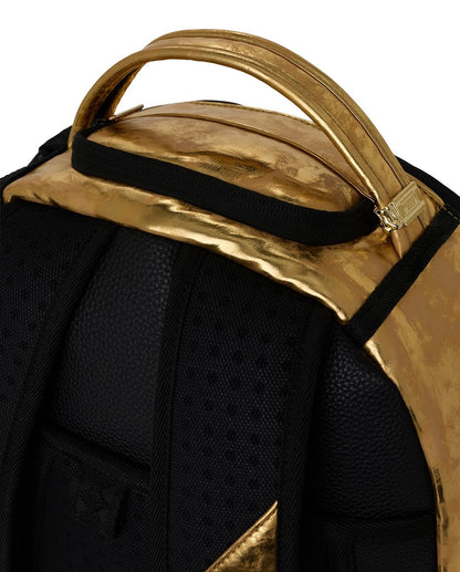 Zaino Sprayground oro GOLD WEATHERED BACKPACK