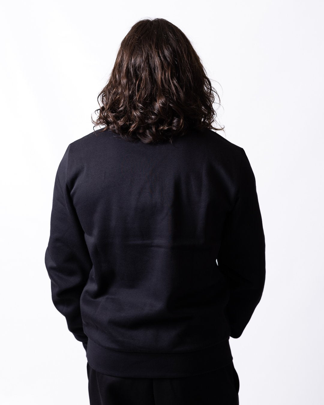 Felpa The North Face mezza zip con logo ricamato uomo