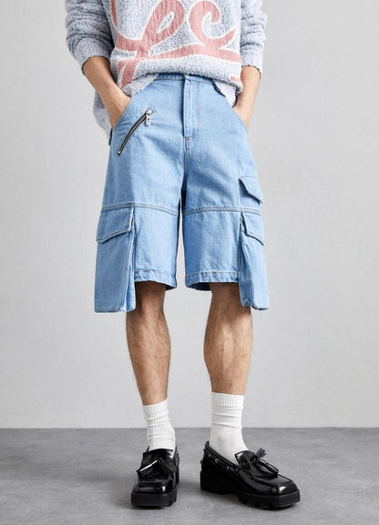 Short GCDS cargo con zip uomo